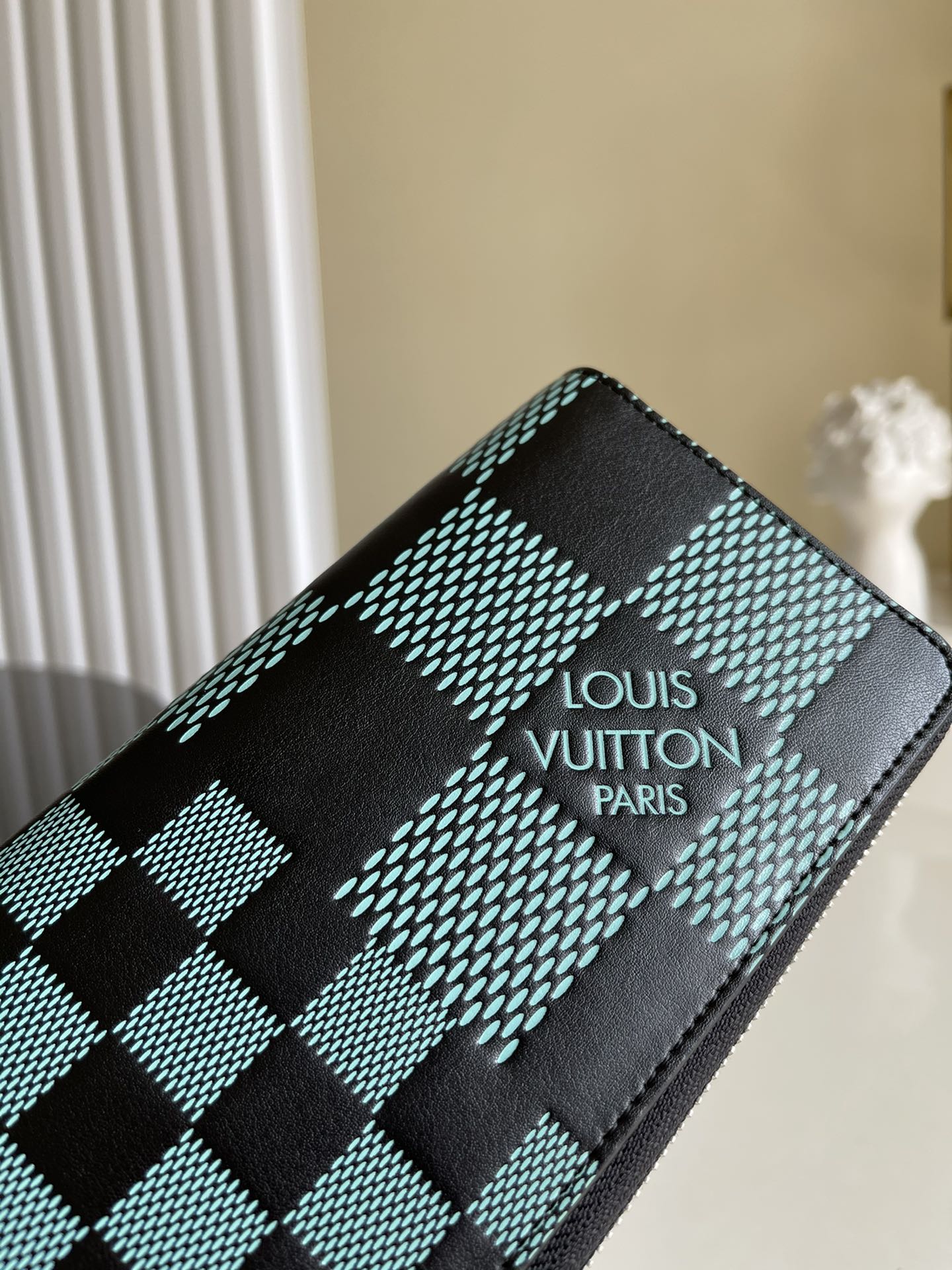 LV M60442 綠格 Zippy Vertical 男款長夾