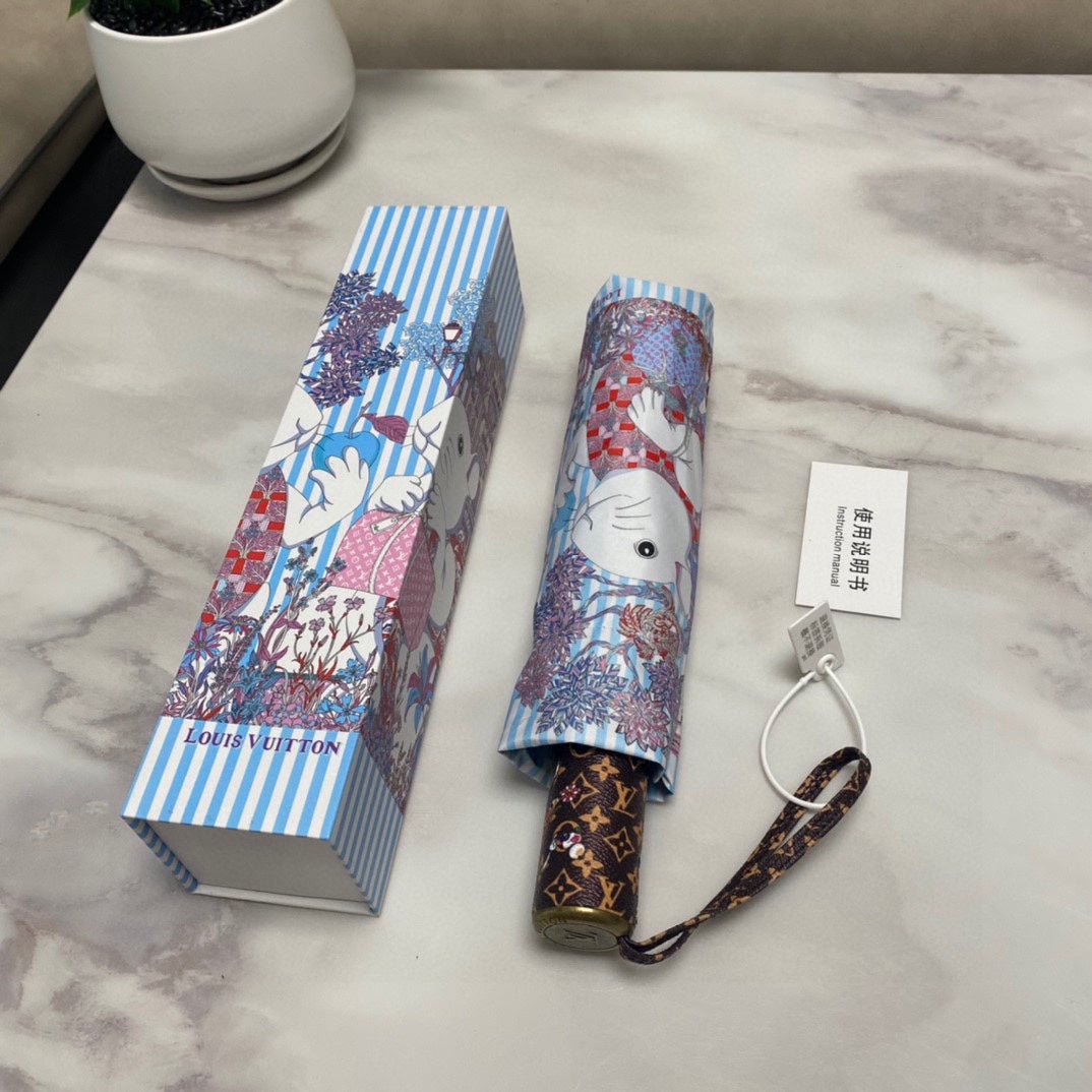 路L家-雨傘-白色