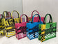 迪D家 Book Tote-大號41.5cm-彩色叢林系列 集合圖
