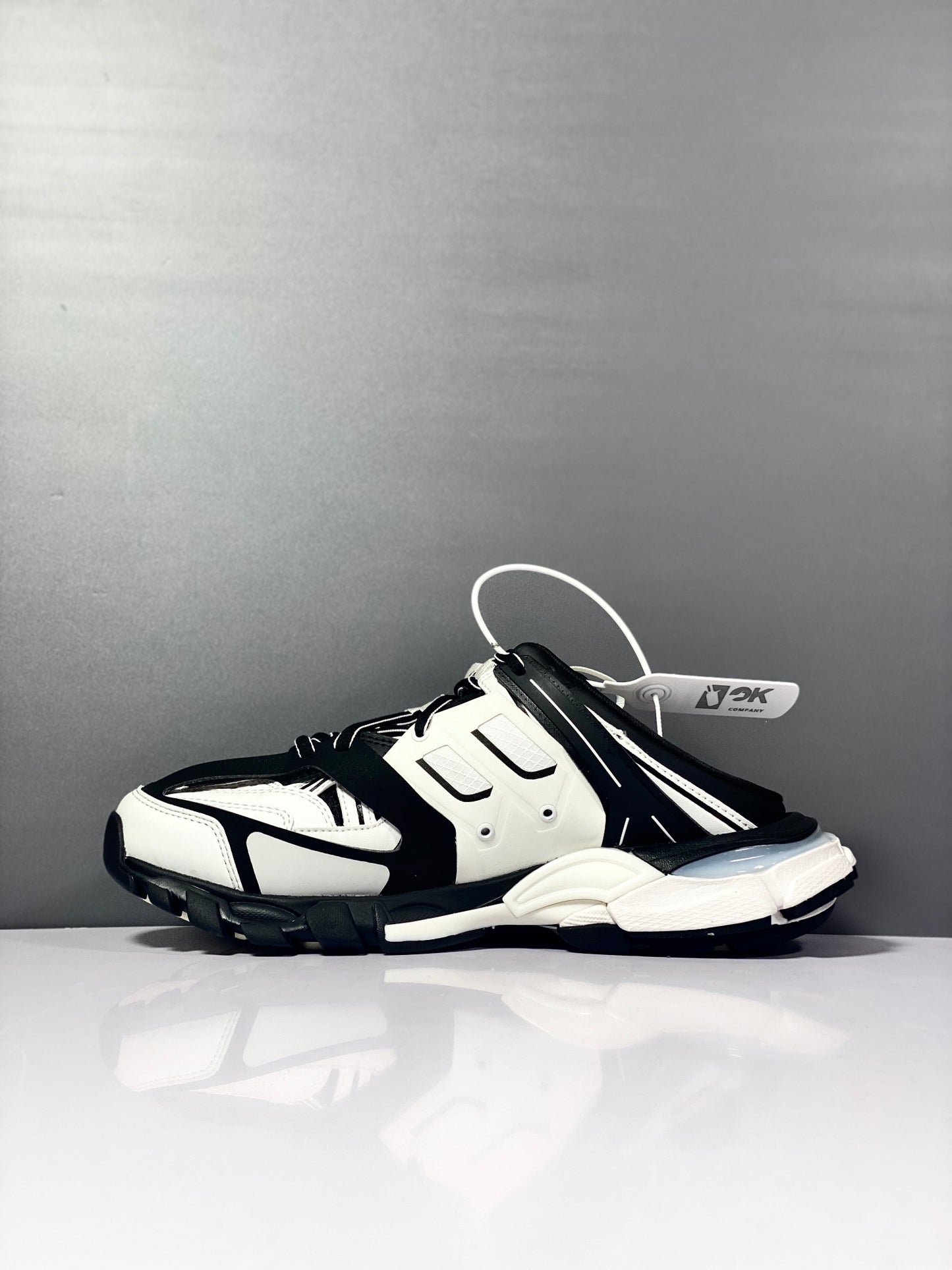 巴黎世-情侶款-3.0 半拖 Sneaker Tess s.Gomma MAILLE WHITEORANGE
