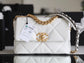 Chanel 19Bag-小號白色