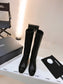 小香家-2022秋冬新款 長靴 亮面黑色