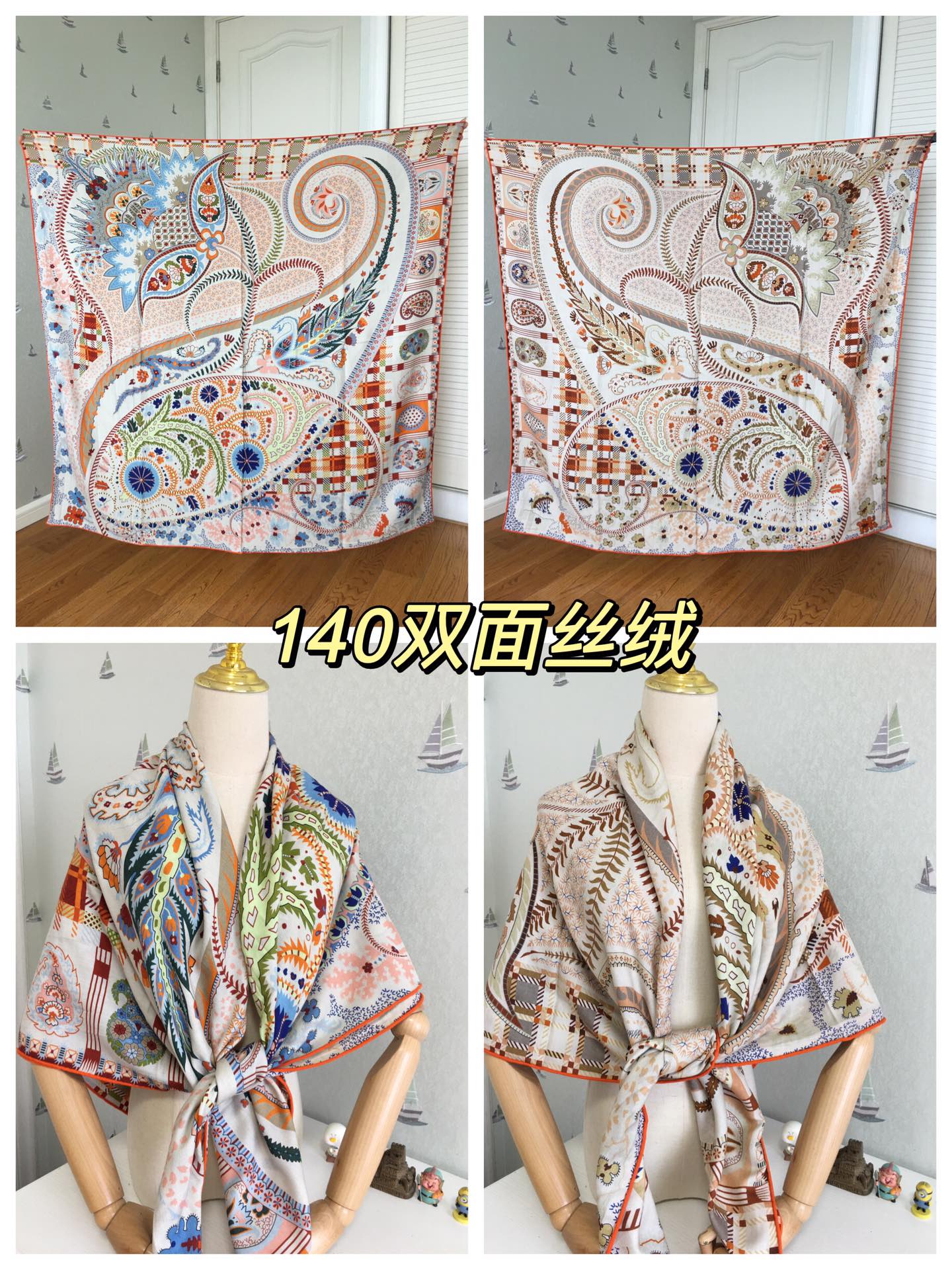 小愛款-雙面絲絨方巾 集合圖