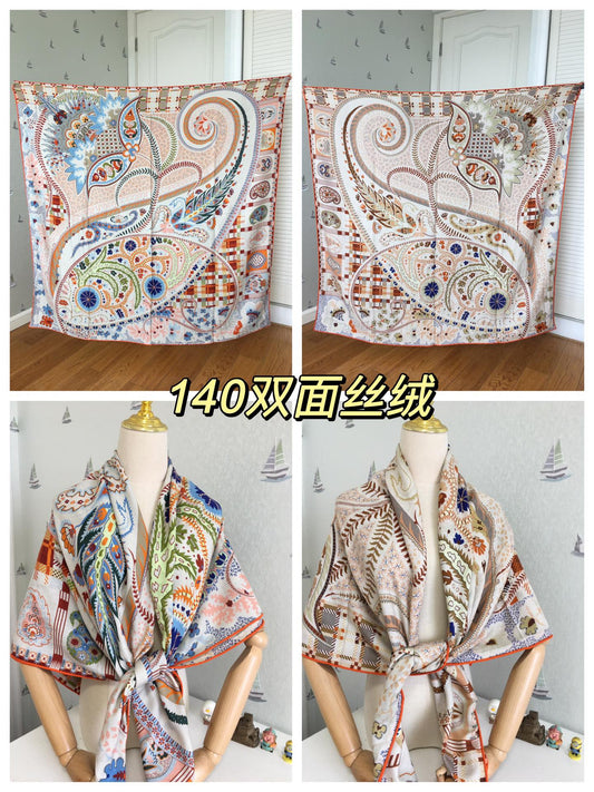小愛款-雙面絲絨方巾 集合圖