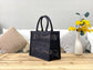 Dior Book Tote-小號36.5cm-黑色網格