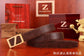 ERMENEGILDO ZEGNA-皮帶-3.4cm-男款