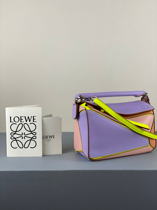 羅L威-Puzzle bag mini 小牛皮