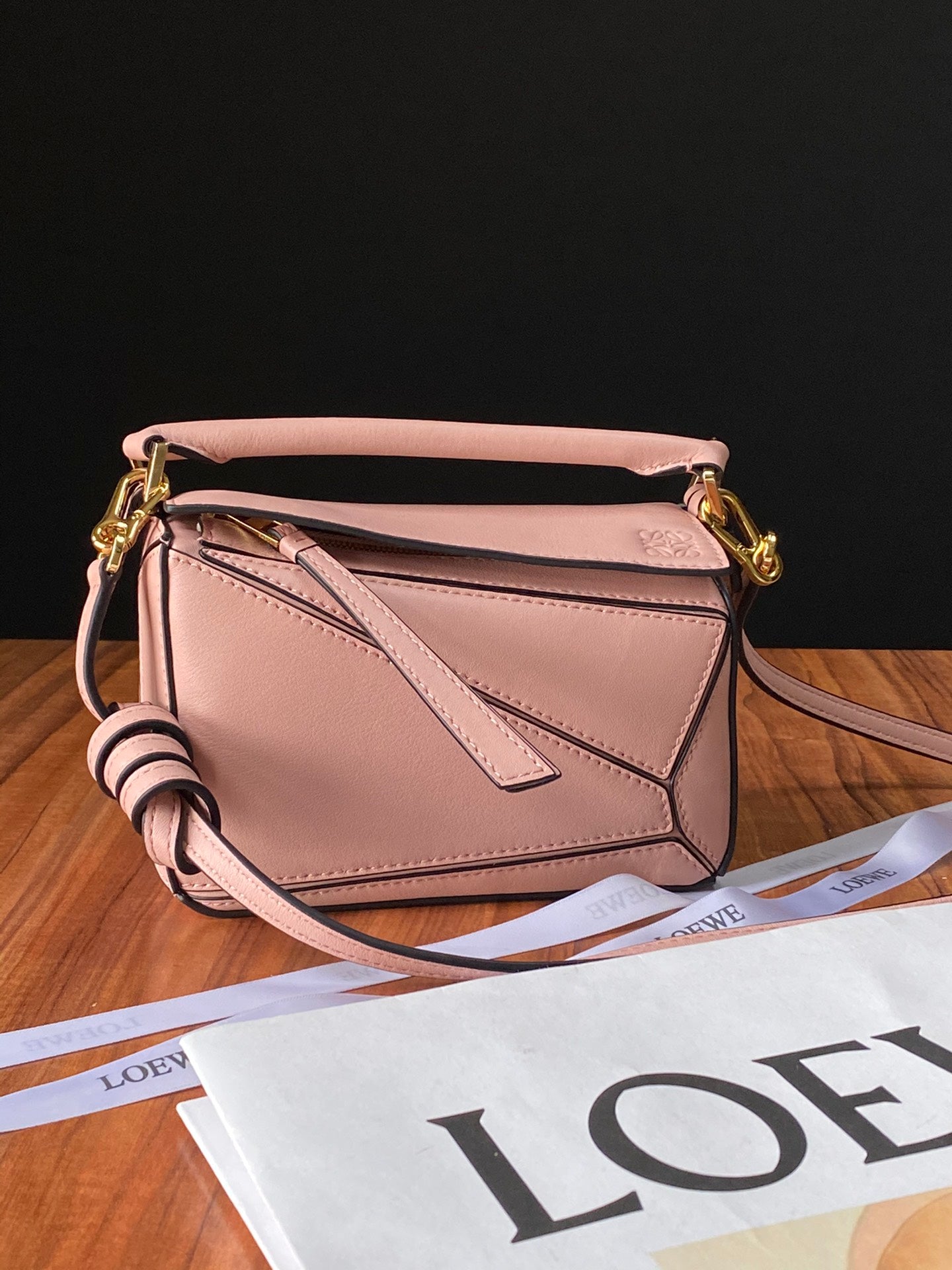 羅L威-Puzzle bag mini 小牛皮