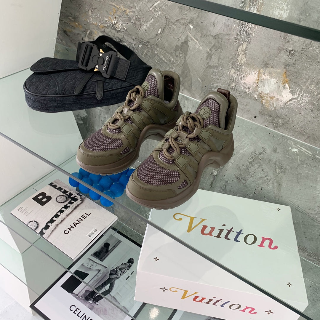 LV鞋-LV老爹鞋（軍綠）