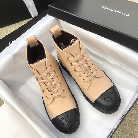 小香家-厚底短靴 皮靴