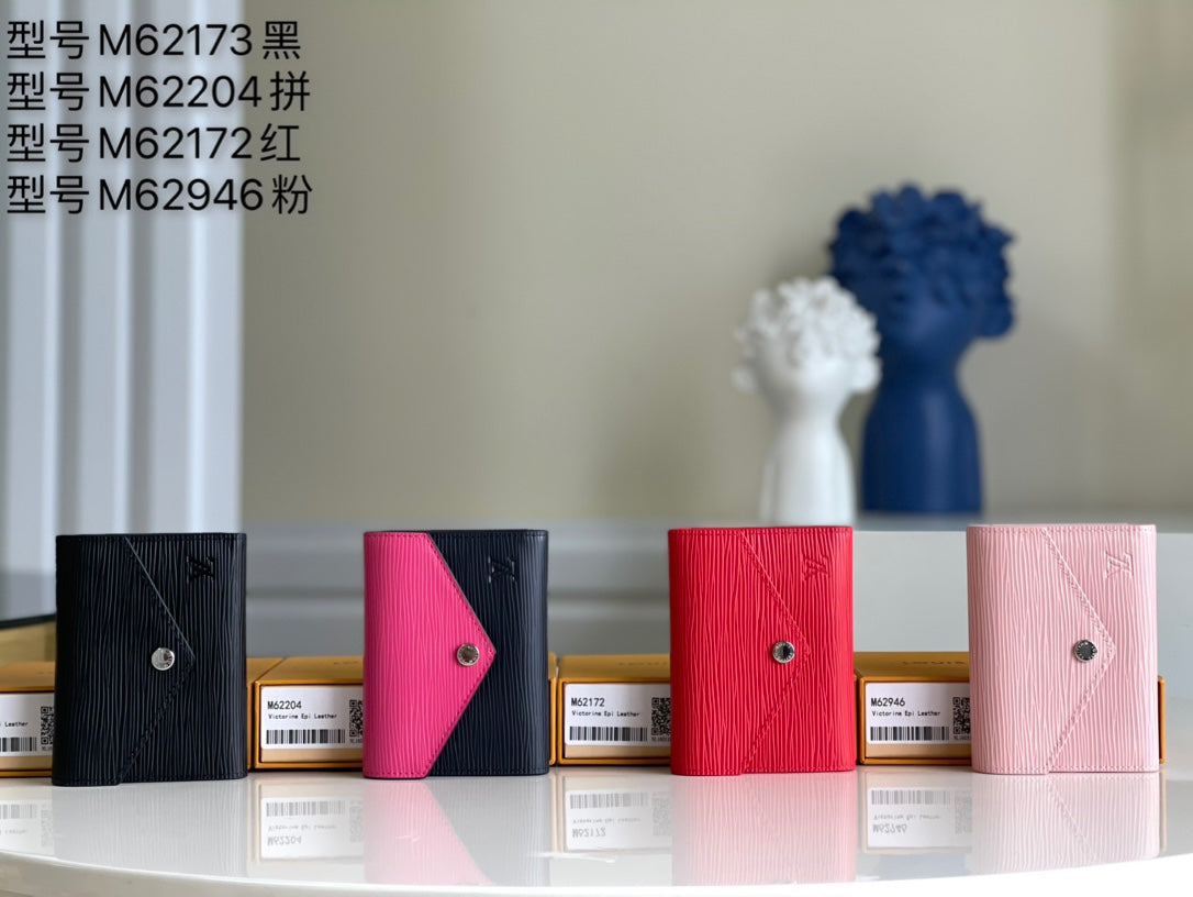 LV M62172 Victorinen三折短夾