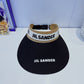 JIL SANDER 織帶拼接防曬帽