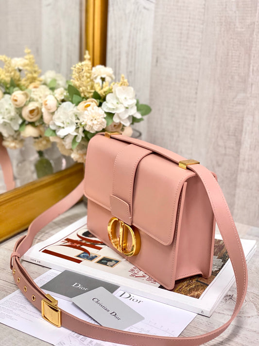 Dior 蒙田 30 Montaigne系列-24cm-牛皮平紋-粉色