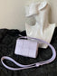 B編織-羊皮方格Mini cassette Bag 迷你編織包 12x8x4cm