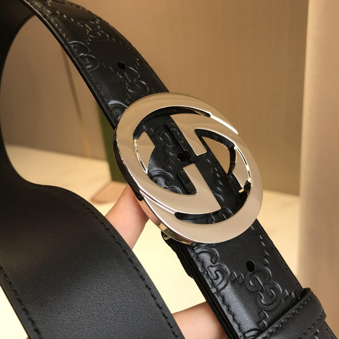 古G家-皮帶-4.0cm-男款