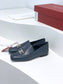 Salvatore Ferragamo鞋-菲拉格慕 經典Gancini扣 小方頭 樂福鞋