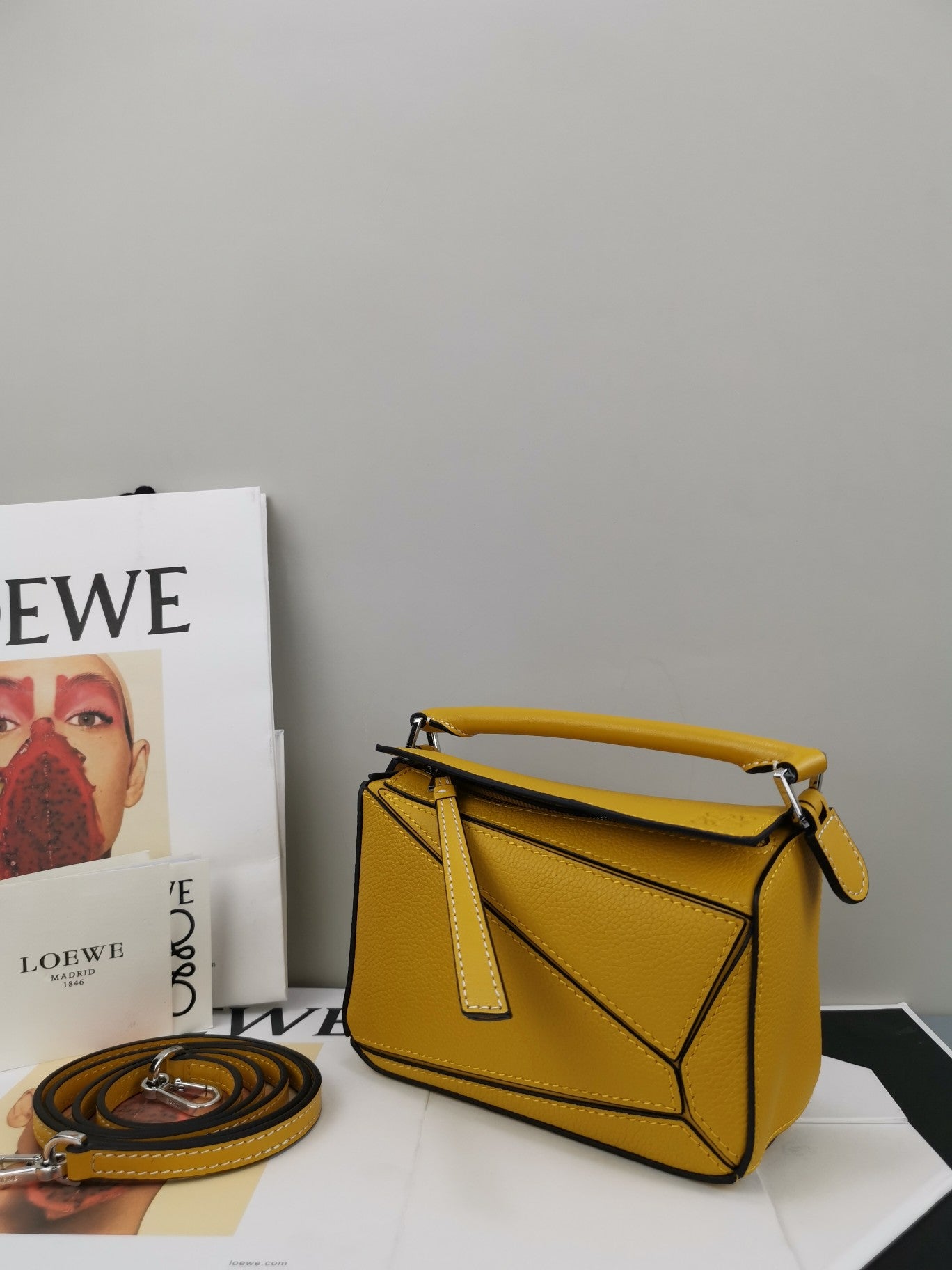 羅L威-Puzzle bag mini 小牛皮