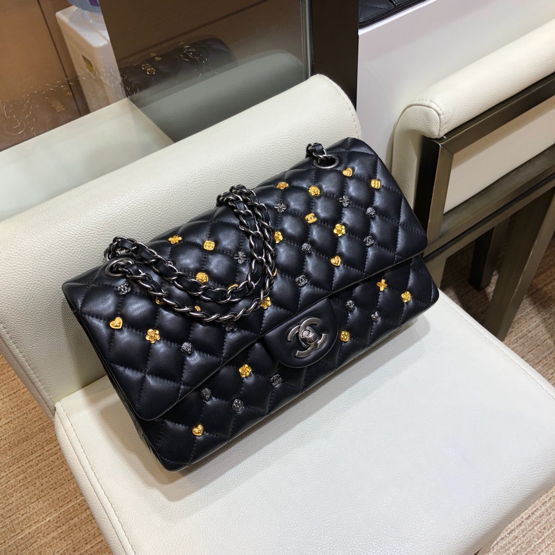 小香家-經典菱格18新系列 CF包 銀鍊 25cm