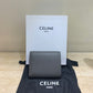 Celine 三折短夾-灰色掌紋