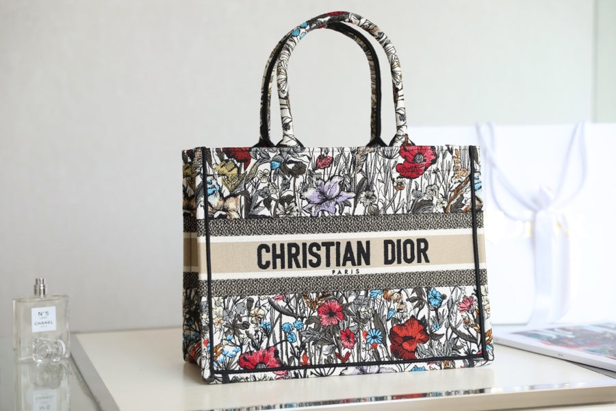 Dior Book Tote-小號36.5cm-月季花系列