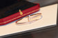 Cartier 滿鑽釘子手鐲-玫瑰金/白金-滿鑽