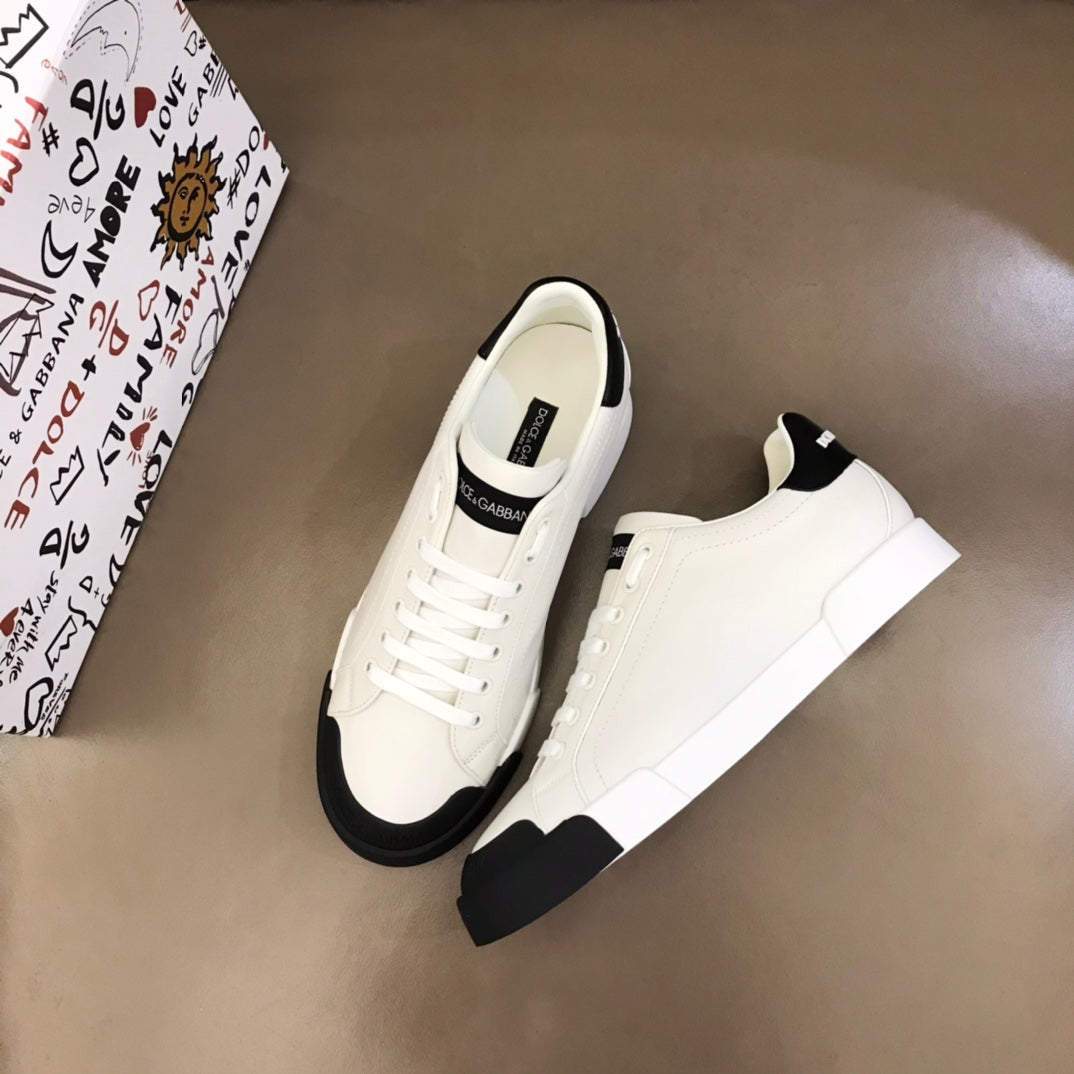 Dol-重工系列 板鞋 休閒鞋 白黑色