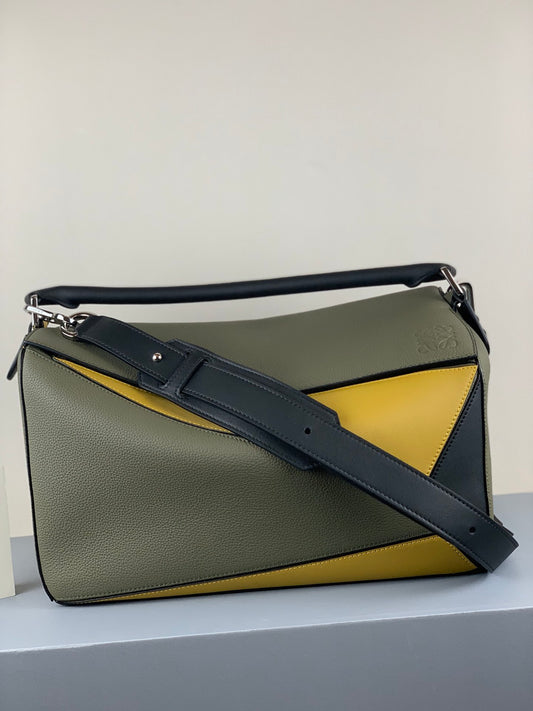 羅L威-Puzzle bag 小牛皮 大號