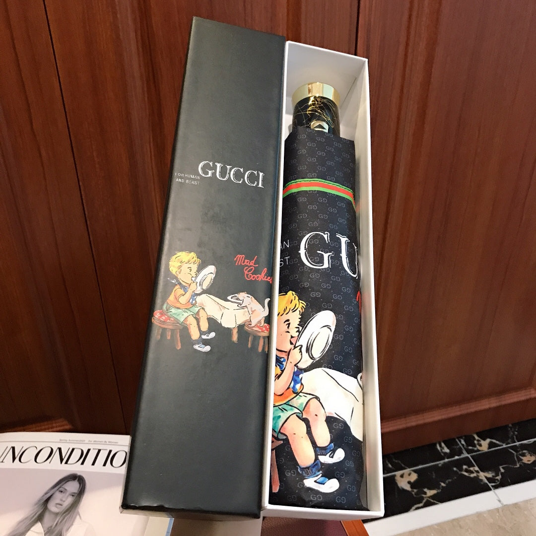 GUCCI-雨傘-黑色