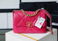 Chanel 19Bag-小號桃紅色