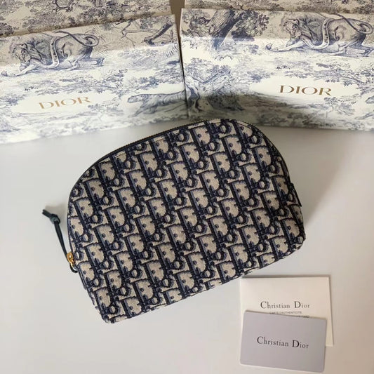Dior 老花化妝包大號