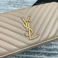 YSL  Kate 99絎縫小羊皮手袋-杏色金扣