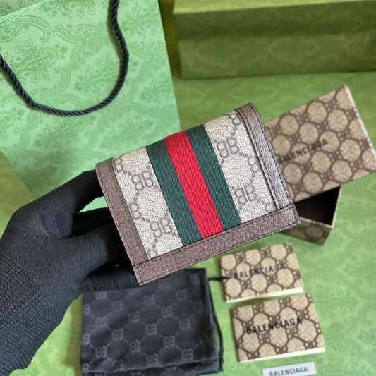 Gucci x Balenciaga 聯名短夾