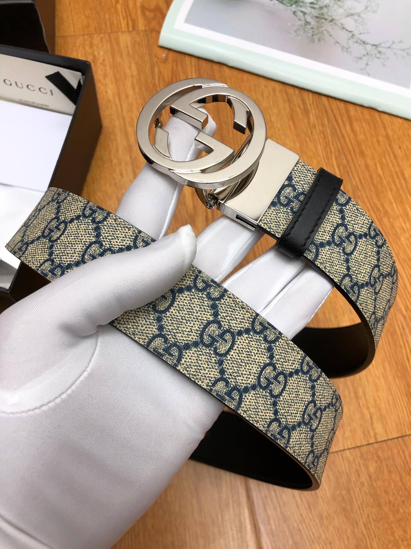 古G家-皮帶-3.7cm-男款