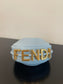 芬F家-Fendigraphy-迷你藍色皮革腋下包