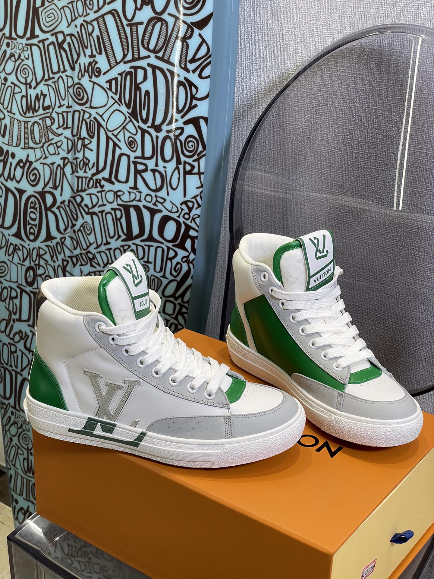 LV鞋-LV Trainer 高筒 休閒鞋