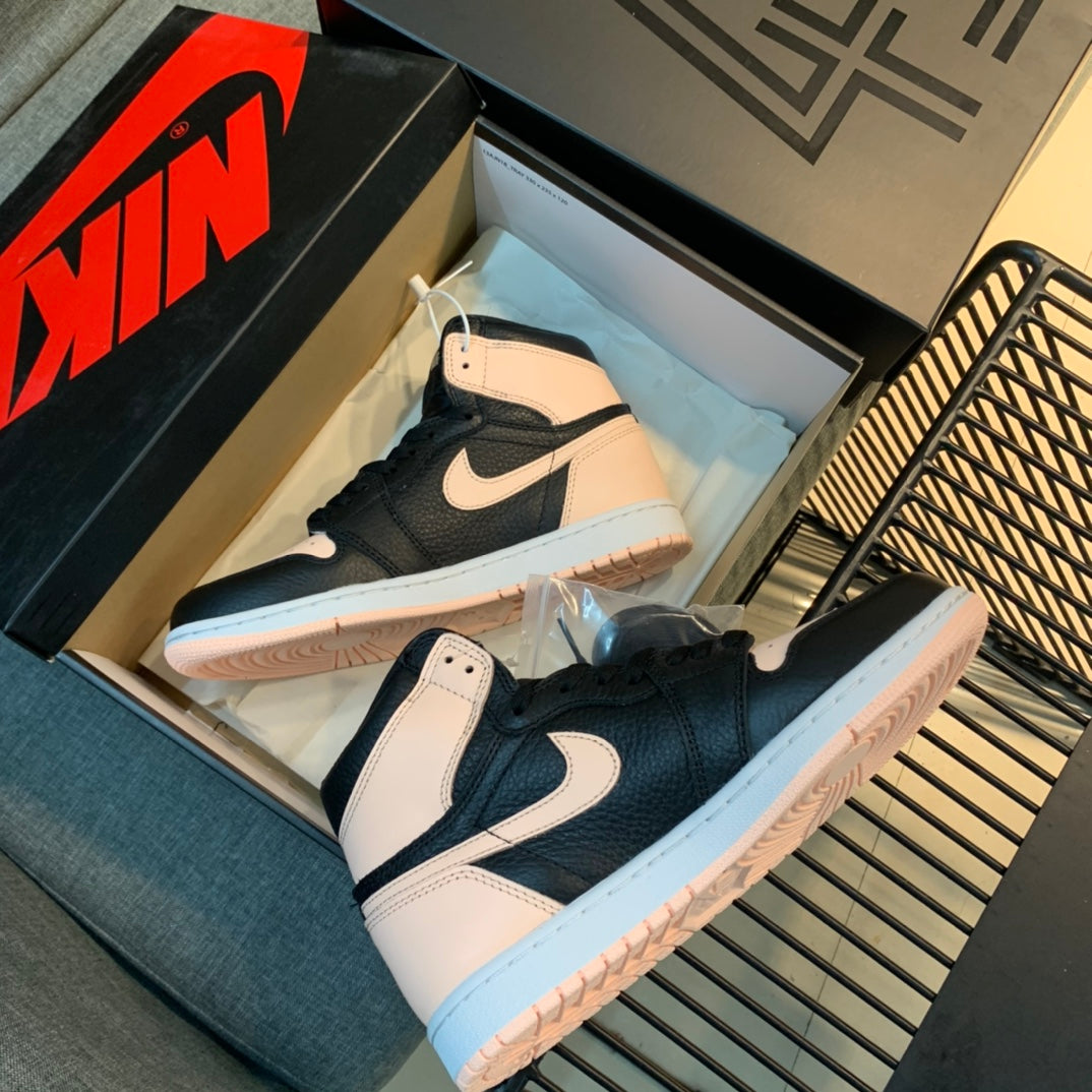 N1K-Air Jordan AJ1 高筒板鞋 休閒鞋 黑色
