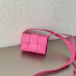 B編織-羊皮方格Mini cassette Bag 迷你編織包 12x8x4cm
