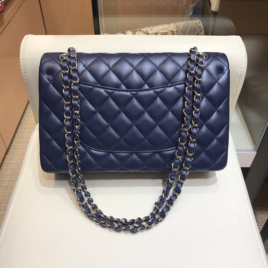小香家-經典款菱格系列 CF包 銀鍊 25cm