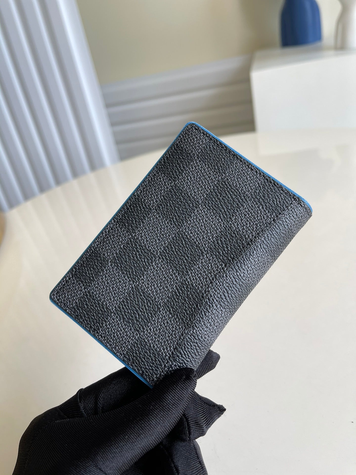 LV N64432 Damier Graphite 帆布短夾卡包 男款