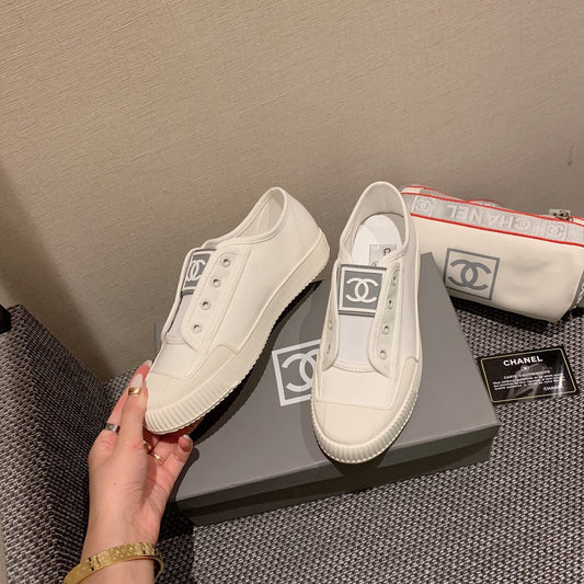 小香家-vintage 中古帆布鞋 白色