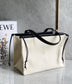羅L威-Cushion tote 白色黑色