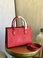 LV M45660 ONTHEGO PM小號手袋-玫紅色