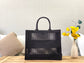 Dior Book Tote-大號41.5cm-黑色網格