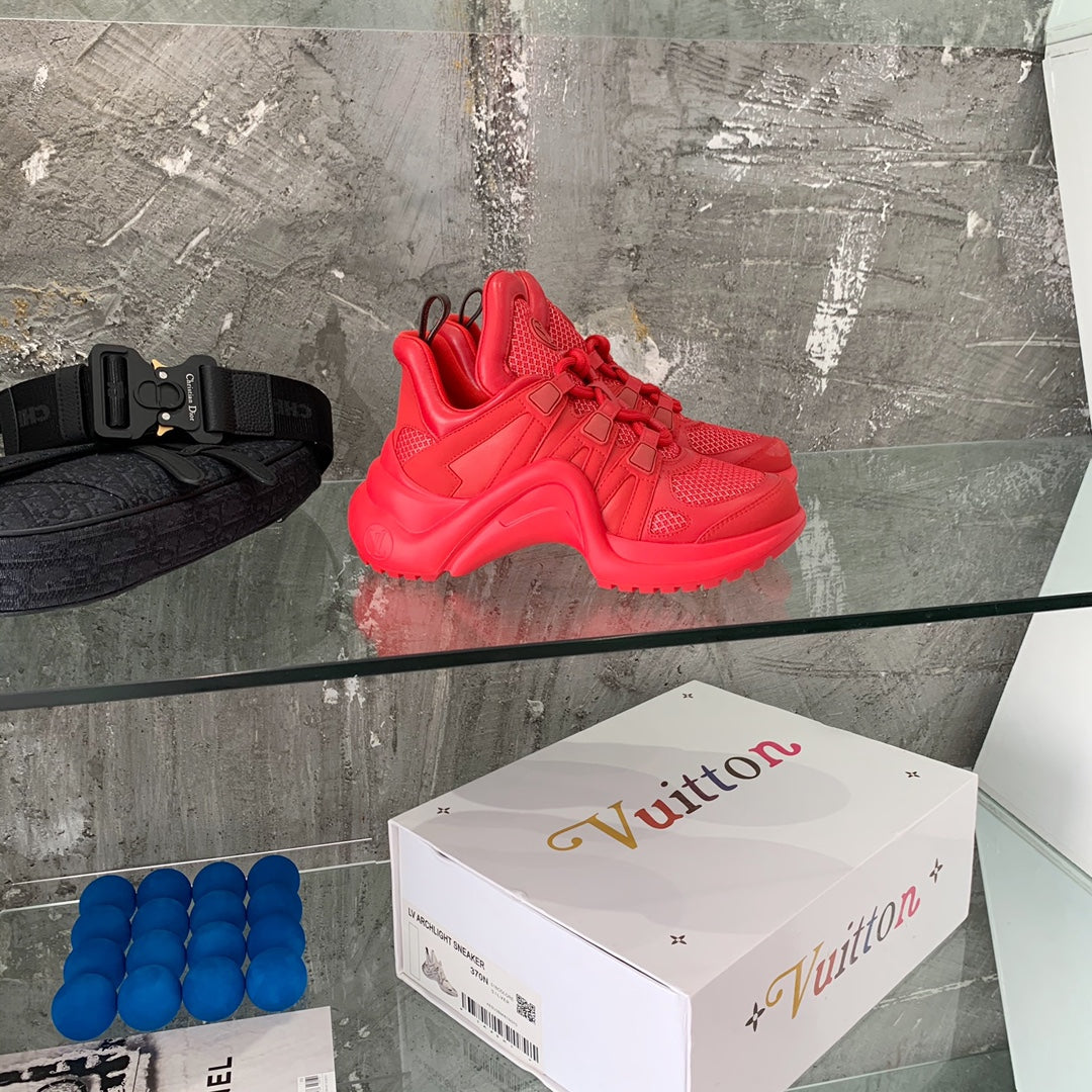 LV鞋-LV老爹鞋（紅）