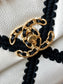 Chanel 19Bag 牛皮款-黑白格紋