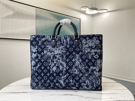 M57284 路L家-GRAND SAC 牛仔布系列 公事包