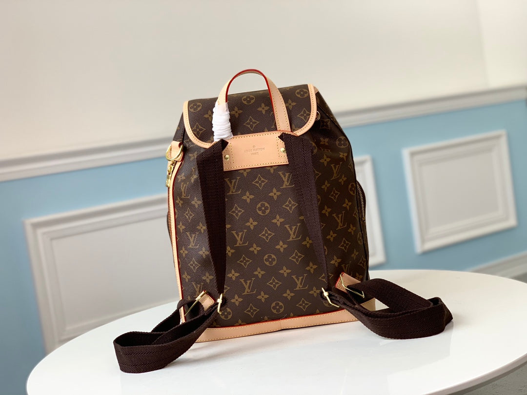 M40107 路L家-Monogram 帆布雙肩包