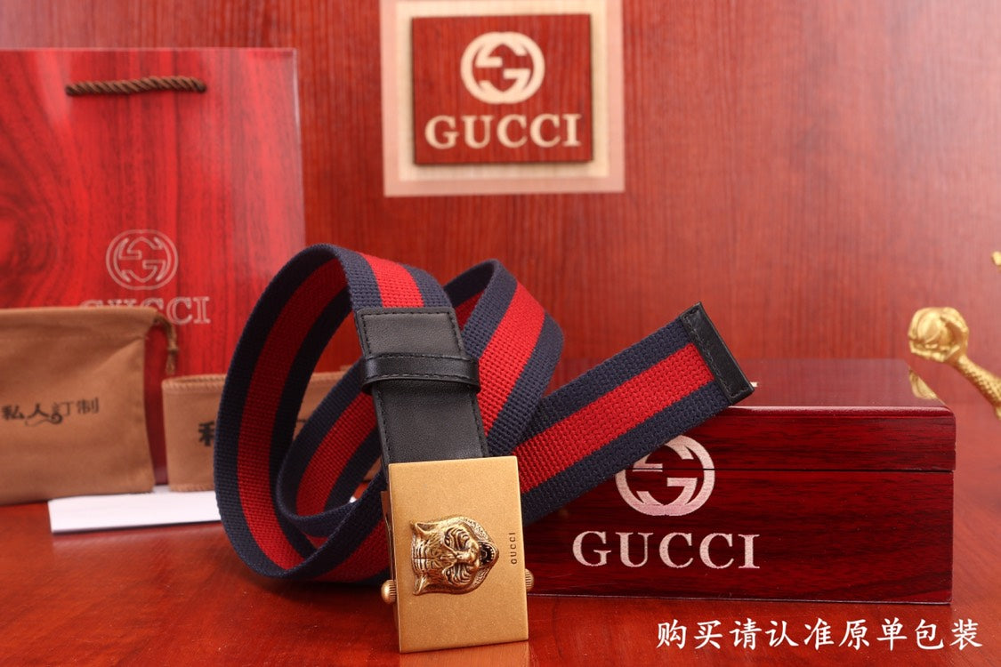 古G家-皮帶-3.8cm-男款