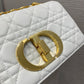 Dior Caro 小號20cm-白色小牛皮