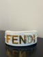芬F家-Fendigraphy-小型白色皮革腋下包